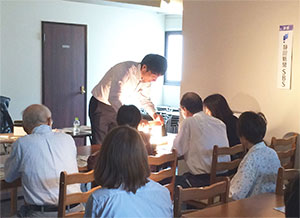 「断熱塗料『キルコート』その驚異的効果」講演風景